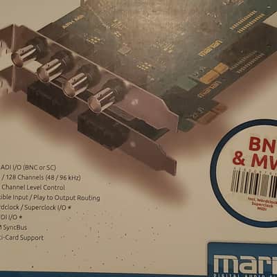 Marian Seraph M2 MWX 2 Channel MADI coax I/O high resolution PCIe card 2018 image 4