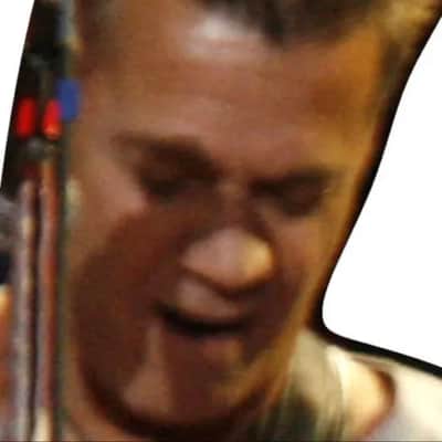 Eddie Van Halen & David Lee Roth-Red Top Hat- 57" Tall Cardboard Cutout Standee image 3