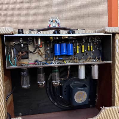 Vintage 1955 Fender Harvard 5F10 Tweed 1x10 USA Valve Amplifier Combo *1950s* image 14