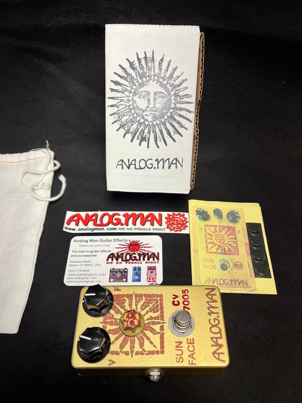 Analogman Sun Face CV7005 2023 - Gold | Reverb