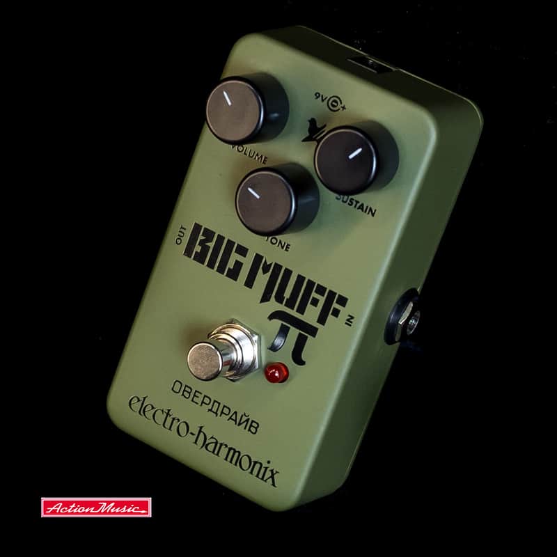 Electro-Harmonix Green Russian Big Muff Distortion/Sustainer Reissue - Green Russian Big Muff Pi Reissue / Brand New image 1
