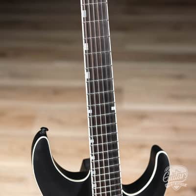 ESP LTD MH-1000 Baritone EMG Guitar – Black Satin image 4