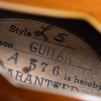 Gibson L-5 1947 - Sunburst image 13