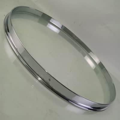 Slingerland 13"Single-Flange Tom Drum COB Batter Rim/Hoop Chrome-Brass RadioKing image 3