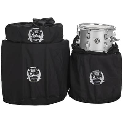 Ludwig LC2797 Breakbeats by Questlove 4-Piece Drum Shell Pack, Silver Sparkle image 5