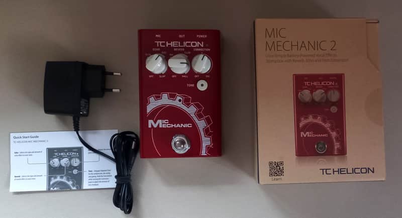 TC Helicon Mic Mechanic 2, Pitch Correction Echo Reverb Vocal, Power suply, New software! image 1