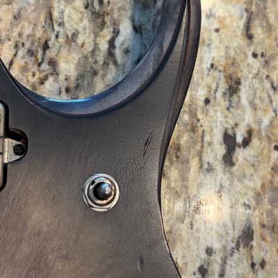 Ibanez RGD71ALPA-CKF Axion Label 2022 - Charcoal Burst Black Stained Flat - BARE KNUCKLE AFTERMATHS image 16