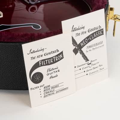 Gretsch G6119T-ET Players Edition Tennessee Rose Electrotone Hollowbody Electric Guitar, Rosewood Fingerboard, Deep Cherry Stain image 21