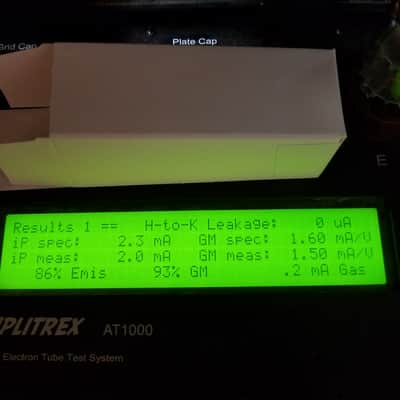 Tung-Sol Perfect 0% Tight Matched Pair (2) 6SU7GTY tNOS AT1000 TESTED Balanced! PI Vacuum Tubes same date code 173B 6188 dual triode premium 6SL7 1975-1980 image 4