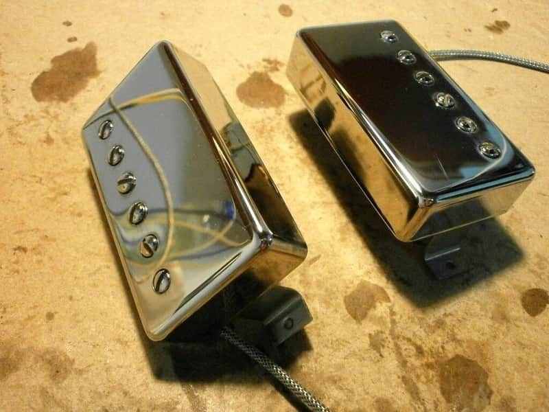 Humbucker PAF Pickup SET Dry Z By Q pickups Bridge and Neck Vintage Tone  LP SG 335 175 Les Paul image 1