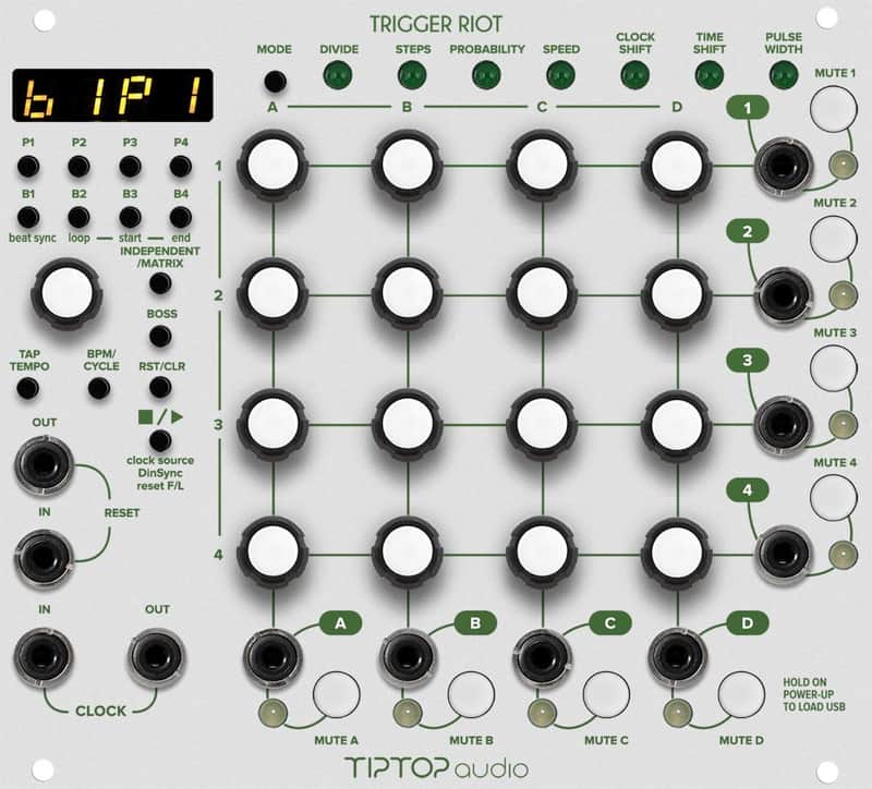 TIPTOP AUDIO TRIGGER RIOT WHITE : BRAND NEW :  [DETROIT MODULAR] image 1
