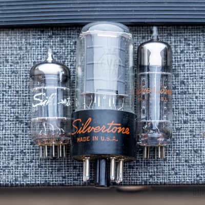 1964 Silvertone 1481 Vintage Tube Amp Class A 1x8, 100% Original image 16