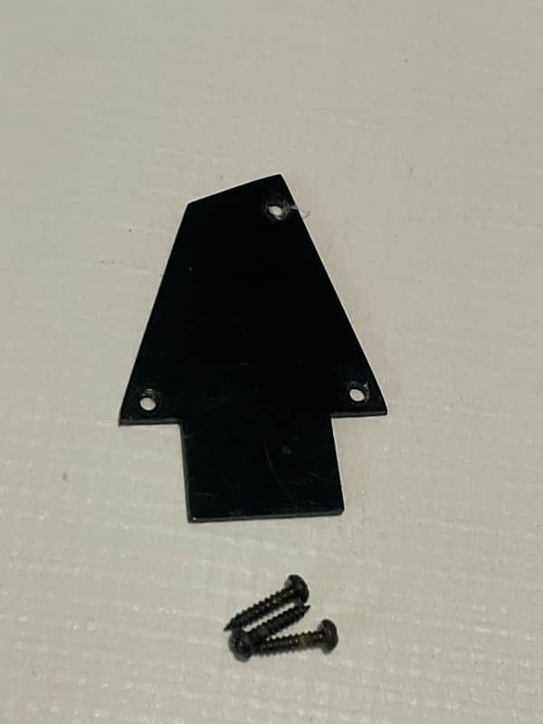 1990's Korean Ibanez RG & S Series Electric Guitar Black Truss Rod Cover 1 Ply image 1