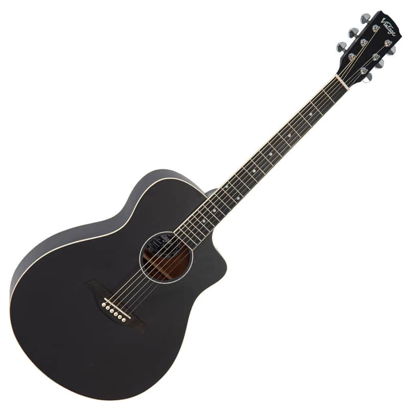 Vintage Pacific Coast Series Guitar ~ Midnite Black Vintage