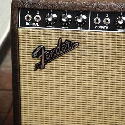 Fender '65 Deluxe Reverb FSR Limited Edition Western Tooled 1x12" Valve Combo Amplifier image 4