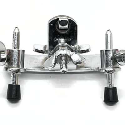 Ludwig #1304 / L-1304-BA Hoop Mounted Bass Drum Anchor Spurs - Block Logo Vintage 70s/80s- EX - LBDA-106 image 1