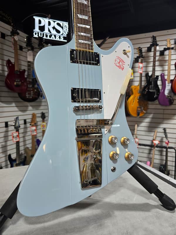Epiphone 1963 Firebird V - Frost Blue w/ OHSC & PLEK*D #644 image 1