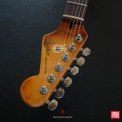 Fender Stratocaster Sonic Blue Heavy Aged Relic by East Gloves Customs image 17