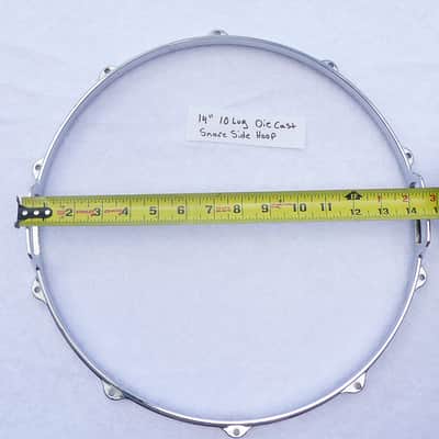 Tama MDH14S10L Mastercraft Replacement Die Cast Snare Side Hoop 14" 10-Lug - PV MUSIC Drum Shop Inspected / Tested - Looks / Works Great - Excellent Condition - Free Shipping image 8