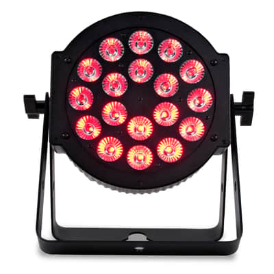 American DJ ADJ 18P HEX RGBAW + UV LED DMX RF Metal Par Can Wash Stage Up-Light image 1