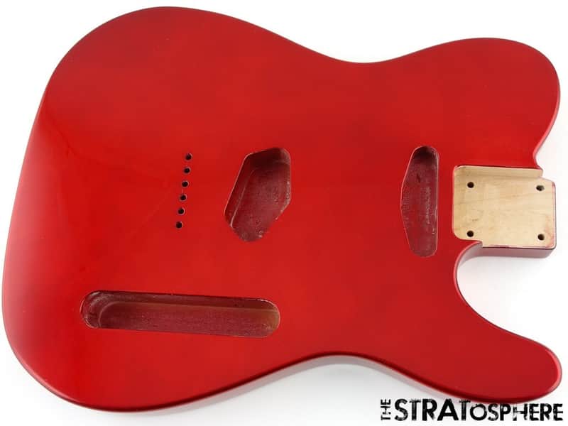 NEW Replacement BODY for Fender Telecaster Tele, Alder, Metallic Red image 1