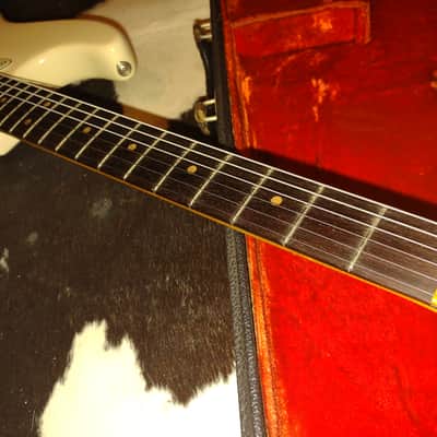 1964 Fender Stratocaster Olympic White Custom Color Body-Only Refin- Ideal Player Strat w/Case! image 8
