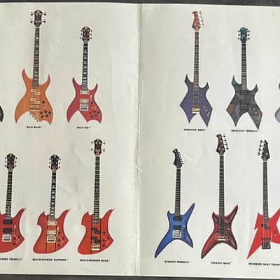 Vintage Lot 1984 and Later B.C. Rich N.J. Series Catalog Eagle Mockingbird Acoustics Jazz image 3
