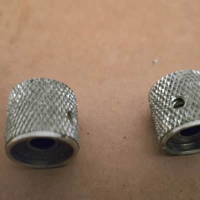 1970's Vintage Fender Precision or Telecaster Bass Chrome Knobs 1970's Vintage Fender Telecaster Precision Bass Chrome Knobs 1970's - Chrome image 6
