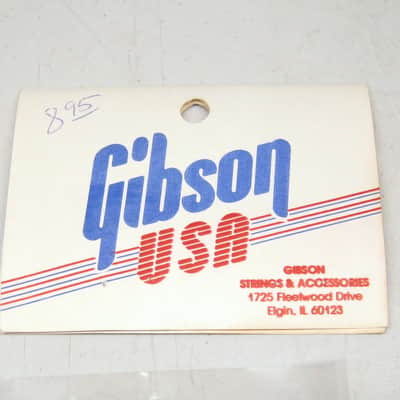Vintage Gibson USA Logo Strap Black Nylon Gold Logo image 6