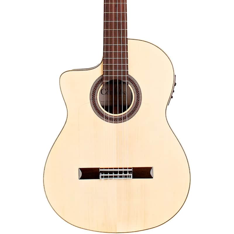 Cordoba GK Studio Negra Left-Handed Flamenco Acoustic-Electric Guitar Regular Natural image 1