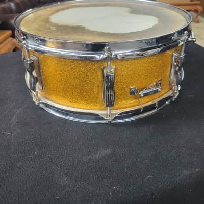 Ludwig Super Classic 1964-1965 - Gold Sparkle, 16” Floor Tom, 22” Bass, 2 12” Rack Toms, 14” snare image 7