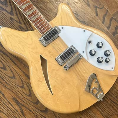 RARE! 1974 Rickenbacker 360/12 - Mapleglo (TIME CAPSULE CLEAN) w/ OHSC image 3