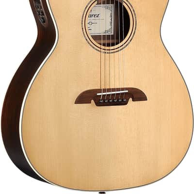 Alvarez AG70CE Grand Auditorium Acoustic-Electric Guitar, Solid Spruce Top image 2