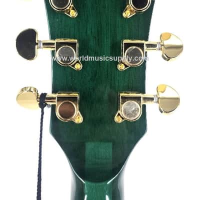 Ibanez Ibanez AS93FMTMG AS Artcore Expressionist Electric Guitar - Moss Green image 8