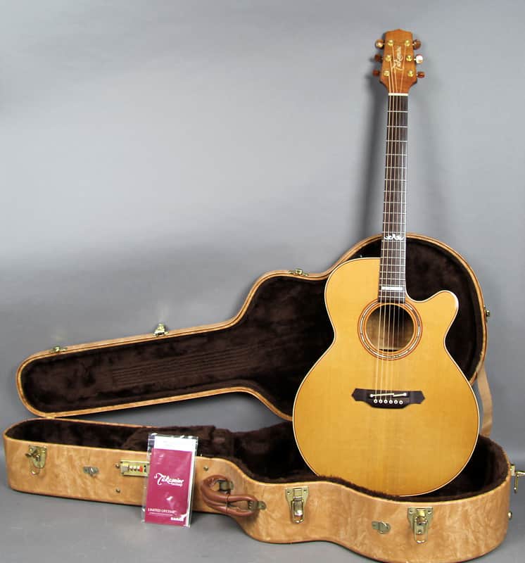 Takamine LTD-1992 Koa Acoustic Electric Cutaway Guitar Natural