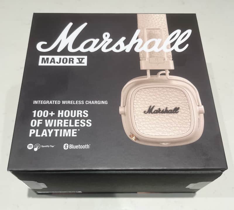 Marshall Major V Wireless Headphones - Cream image 1