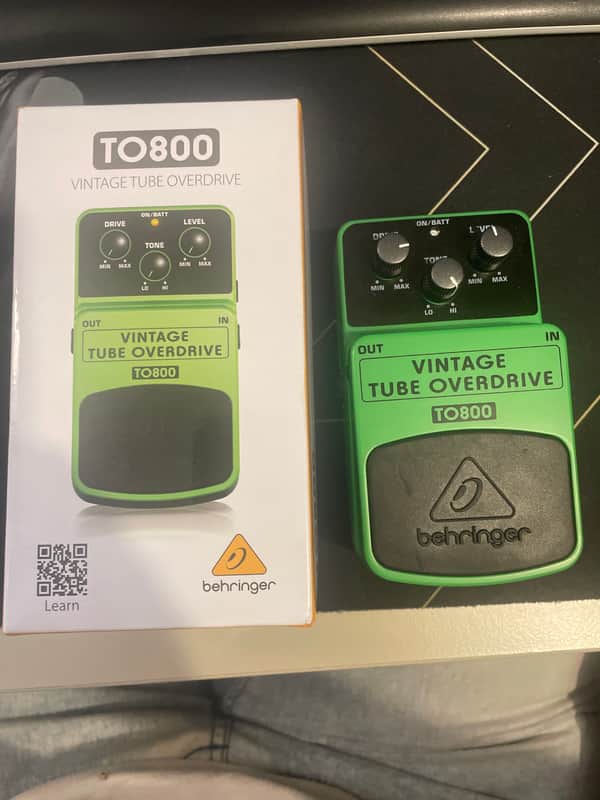 Behringer TO800 Vintage Tube Overdrive 2010s - Green image 1