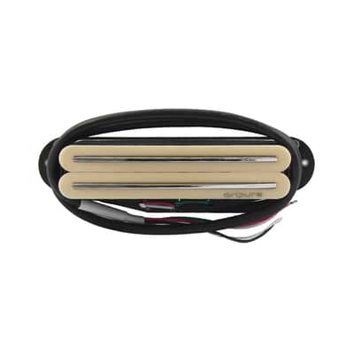 OriPure PB5 Dual Rails Humbucker Alnico 5 Pickups Cream 10-11K for ST SQ Guitar image 1