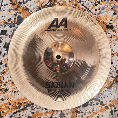 Sabian 12" AA Mini Chinese Cymbal 2002 - 2018 - Brilliant. Used. No damage. Condition is close to perfect. image 1