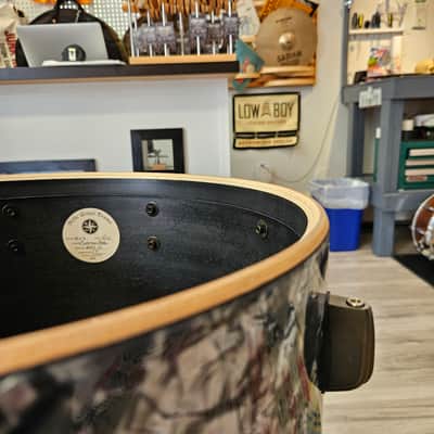 Bucks County Drum Co. 24-16-13" Relic Series Mahogany Drum Kit image 15