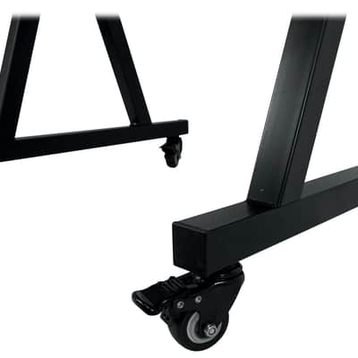 Rockville Z45W V2 Adjustable Z-Style 2-Tier Keyboard Stand+Wheels+Carry Bag image 8