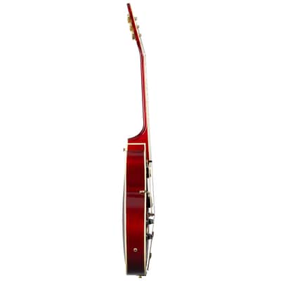 Broadway Hollowbody Left-Handed Electric Guitar Wine Red image 4