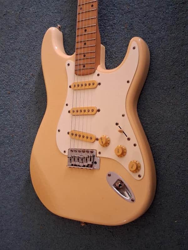 1994 Squier Stratocaster Bullet Series Vintage "Natural Cream Patina" image 1