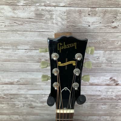 Used 1996 Gibson J-45 Banner Logo Vintage Reissue Dreadnought Acoustic Guitar w/ Case image 3