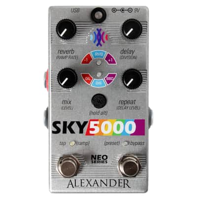 Alexander Pedals Sky 5000 Neo Series Delay | Reverb
