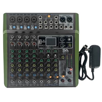 Seismic Audio 10 Channel Mixer Console with Bluetooth Streaming, USB and Effects image 6