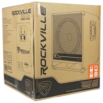 New Rockville RBG10S Bass Gig 10" 1200 Watt Active Powered PA Subwoofer DJ/Pro image 7