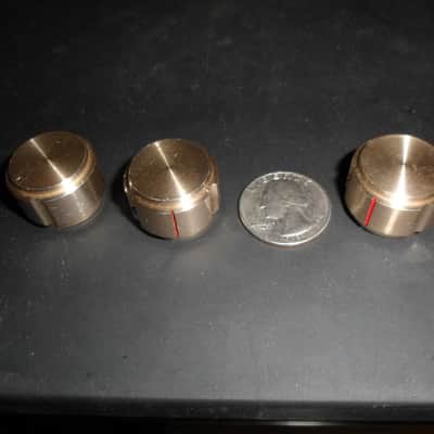 HH Scott Tube Stereo Type Gold Aluminum knobs 1950's image 3
