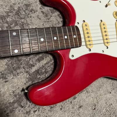 Squier Standard Stratocaster with Maple Fretboard 1996 - 2000 - Torino Red image 13