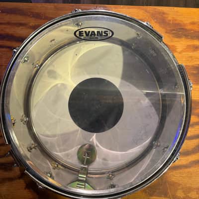 Yamaha SD-255 5.5x14" 8-Lug Steel Snare Drum 1980s - Chrome image 2